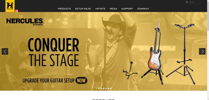 Coast Music Unveils the New Hercules Canada Website